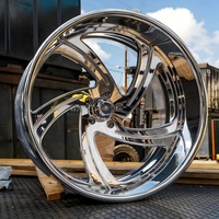 Rines Forjados HZH 5x112 5x120 5x114.3 de 22 24 26 28 Pulgadas con Diseño Cóncavo para Intro Impala, Oldsmobile, Caprice, Pickup
