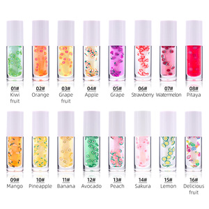 Gloss à lèvres transparent hydratant en gros, tubes volumineux, 16 couleurs, huile à lèvres fruitée - Product Image 3