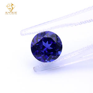 라운드 랩 자란 사파이어 로얄 블루 랩 사파이어 스톤 GRC/AGL 쥬얼리 제작을위한 사소한 포함 블루 원석 인증 - Product Image 2