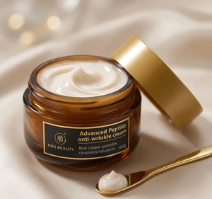 Crème anti-âge au cuivre bleu avancé avec logo personnalisé, enrichie en céramide pour soutenir la barrière cutanée, pour le soin du visage - Product Image 6