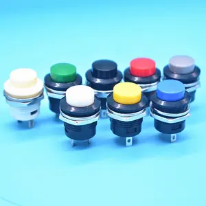 Push-Button switch R13-507 Self-reset lock-less switch 1.5A 250V switch button PBS1-17 16 mm