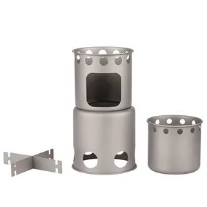 المحمولة موقد الخشب الحطب فرن في الهواء الطلق موقد الطبخ الموقد خفيفة الوزن - Product Image 1