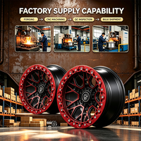 Rines de Aleación Personalizados de 17 y 18 Pulgadas, 5 y 6 Birlos, PCD 6x139.7, 6x114.3, 6x135, 5x127, 4x4, Beadlock para Isuzu D-MAX, MU-X, Dodge