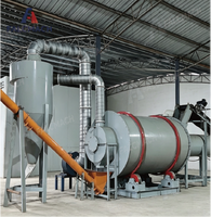 Machine professionnelle d'usine, meilleure machine de séchage du sable, sécheur à tambour rotatif à trois cylindres