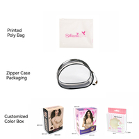 Bande adhésive pour poitrine en silicone réutilisable, 3 tailles, adhésif puissant, effet push-up instantané, imperméable