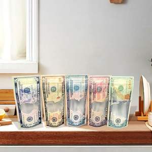 Sacchetti Mylar con Motivo a Simbolo del Dollaro 3,5g, Antiodore con Chiusura a Zip e Manico Flexiloop, Riciclabili, Personalizzabili - Product Image 4