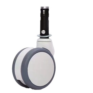 Le fabricant personnalise les roulettes en ABS pour les lits d'hôpitaux, y compris les accessoires de roulettes pour lits et les roulettes à frein à vis pour un fonctionnement silencieux. - Product Image 2