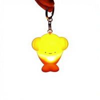 Porte-clés lumineux personnalisable avec logo couleur, modèle homard, pour sacs et clés de voiture, accessoires phosphorescents légers, modèle 0909