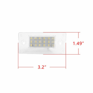 Luz LED para Matrícula de Audi A3 A4, 6000 Lm, Blanca, 12V, Carcasa Transparente, 8D9943021G - Product Image 2