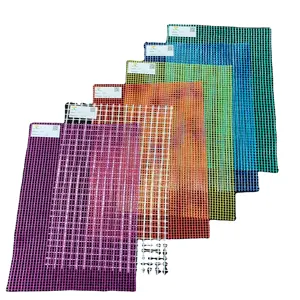 Alcali resistente al calore AR maglia in fibra di vetro panno 125g-4*4