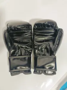 Guantes de boxeo personalizados profesionales de cuero pu a precio barato al por mayor para entrenamiento de boxeo