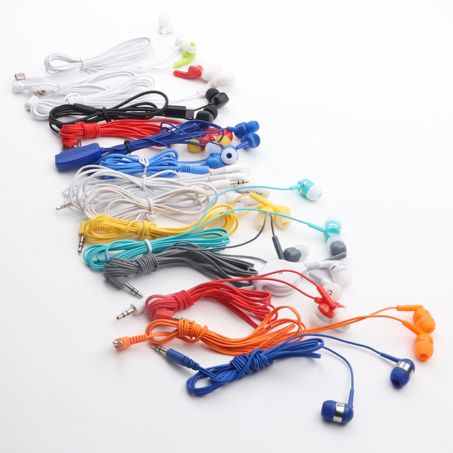 Customized Wired Earphones With Mic Stereo Sound ODM OEM Service Support Custom Design Samples