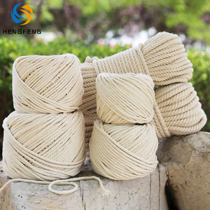 Cable de macramé Natural trenzado, cuerda decorativa de algodón 100%, 1mm-20mm, fabricación personalizada - Product Image 4