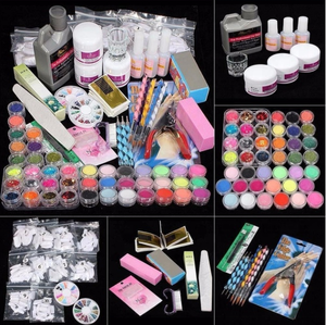 <span class=keywords><strong>Kit</strong></span> de <span class=keywords><strong>manucure</strong></span> à poudre et paillettes pour ongles, avec sèche-lampe <span class=keywords><strong>UV</strong></span> 36w, 5 pièces - Product Image 2
