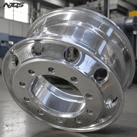 Jantes en aluminium NJQS 22,5 x 9,00 pour bus et camions, jantes en aluminium 12r 22,5