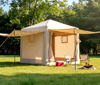 Tente de camping gonflable portable en PVC pour quatre saisons, grande tente pneumatique, maison de tente gonflable personnalisée pour événements en plein air