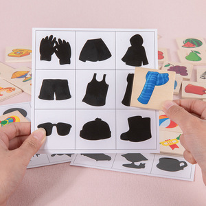 <span class=keywords><strong>Gioco</strong></span> di Abbinamento in Legno con Animali e Frutta, <span class=keywords><strong>Gioco</strong></span> Educativo di Cognizione e Corrispondenza - Product Image 3