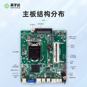 Ordinateur industriel OPS H81 avec prise en charge Intel I3 I5 I7, carte son et réseau intégrées, système barebone pour usage industriel - Product Image 3