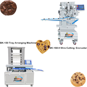 Machine à fabriquer des biscuits fourrés à la crème au chocolat noir et au <span class=keywords><strong>caramel</strong></span> salé automatique BinKang, 120 kg/heure, 1,3 kW - Product Image 2