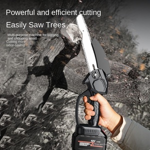 Cầm tay công suất cao lithium điện chuỗi Saw xách tay nhỏ ngoài trời có thể sạc lại đăng nhập công cụ tùy chỉnh OEM bán buôn - Product Image 3