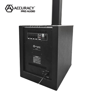ลำโพงคอลัมน์แอคทีฟสำหรับใช้งานกลางแจ้ง ACC AC39 Professional Audio กำลังขับ 1600 วัตต์ พร้อมมิกเซอร์ 6 แชนแนล และเอฟเฟกต์ซับวูฟเฟอร์ รุ่น AC39 RQMIX F - Product Image 5