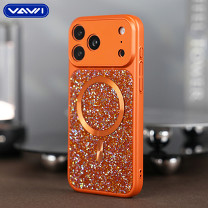 <span class=keywords><strong>Coque</strong></span> de téléphone magnétique tendance VAWI B431 avec dos incrusté de diamants pour <span class=keywords><strong>iPhone</strong></span> 13 <span class=keywords><strong>14</strong></span> 15 16 17 <span class=keywords><strong>Pro</strong></span> <span class=keywords><strong>Max</strong></span> - Product Image 2
