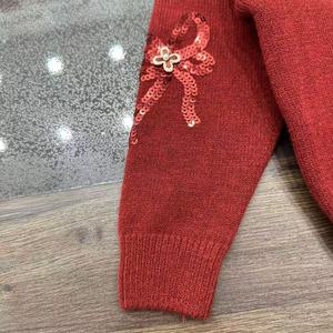 Set maglione <span class=keywords><strong>invernale</strong></span> da ragazza in tinta unita <span class=keywords><strong>abbigliamento</strong></span> per bambini da <span class=keywords><strong>bambina</strong></span> lavorato a maglia Set da due pezzi per bambini - Product Image 4