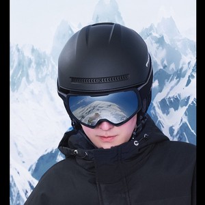 Unisex Dual Sport Ski Helm E-Commerce Professionele Maan Ademende Alles-In-Één Warme Sneeuwhelm Voor Wintersport - Product Image 3