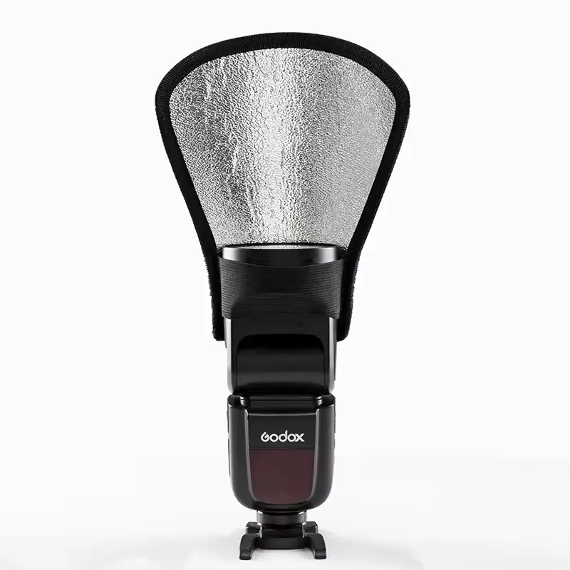 2024 2in1 máy ảnh đèn flash phản xạ Speedlite Mini khuếch tán hai mặt có thể gập lại Softbox cho Godox tt520ii tt600 V1 Triopo tr950