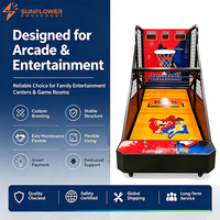 Machine de jeu de basket-ball à usage commercial avec affichage numérique du score, simulateur de tir de basket-ball pour lieux de divertissement