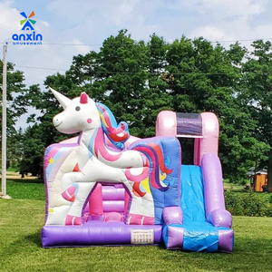 Nuevo diseño inflable niños Casa <span class=keywords><strong>de</strong></span> rebote unicornio saltando <span class=keywords><strong>castillo</strong></span> con tobogán - Product Image 2