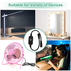 ESANN Max 144W単色調光コントローラーDC 12VブラックDCミニ<span class=keywords><strong>LED</strong></span>調光タッチスイッチ - Product Image 6