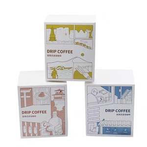Caja de embalaje de bolsita de té ecológica de paquete plano con impresión de logotipo clásico personalizado con tapa plegable para marca de <span class=keywords><strong>café</strong></span> y <span class=keywords><strong>gourmet</strong></span> - Product Image 2