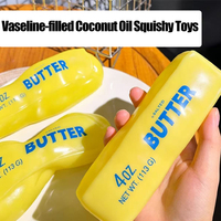 Bola Stres Lembut Isi Vaseline dan Minyak Kelapa, Mainan Fidget Anti Stres untuk Meredakan Tangan, Mainan Remas untuk Dekorasi Meja