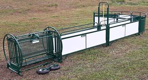 Nouvelle Caisse de Manipulation et de Transfert Professionnelle pour Moutons et Chèvres, Robuste, Galvanisée à Chaud, Blanche, pour l'Élevage - Product Image 3