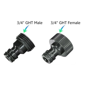 Male & Female Thread Nipple <b>Quick</b> <b>Connectors</b> <b>Quick</b> Connect Garden Hose Fittings, 3/4" Hose Faucet Nozzle <b>Quick</b> Connect Adapters - Product Image 3