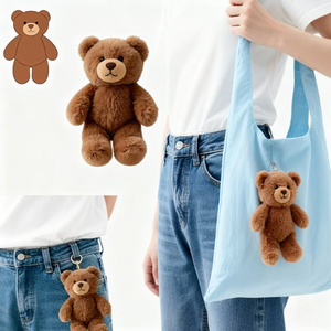 Bolsa de Compras de Lona de Algodón Reciclado Ecológica, con Diseño de Dibujos Animados, Logotipo Personalizado, Lavable, Bolso de Mano para Mujer, Regalos Promocionales Personalizados - Product Image 2