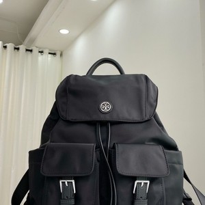 Tory Burch Women's Waterproof Nylon <b>Backpack</b> Large Capacity Laptop Bag <b>Drawstring</b> School Bag Casual Travel Bag - Product Image 2