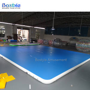 Haute qualité 15mm d'épaisseur PVC <span class=keywords><strong>AirTrack</strong></span> <span class=keywords><strong>GYM</strong></span> gymnastique <span class=keywords><strong>tapis</strong></span> de sol gonflable pour acrobaties Air Tracks - Product Image 2