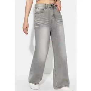 Jean ample en coton tendance et confortable, style vintage décontracté, coupe large et respirante – Grande Vente - Product Image 2