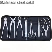 Ensemble d'outils pour bonsaï, ciseaux durables, outils pour plantes et arbres de jardin, ensemble de coupe en acier 7 pièces