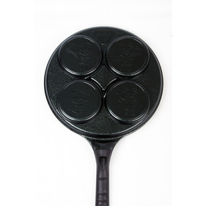 Poêle à œufs 4 trous en aluminium moulé sous pression de qualité supérieure Poêle à frire antiadhésive avec revêtement PTFE pour une cuisson facile - Product Image 4