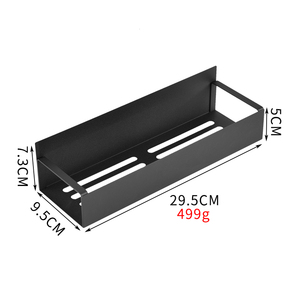 Étagère murale <span class=keywords><strong>à</strong></span> ventouse pour la cuisine, <span class=keywords><strong>support</strong></span> pour épices avec rangement magnétique pour réfrigérateur, four <span class=keywords><strong>à</strong></span> micro-ondes, <span class=keywords><strong>support</strong></span> suspendu latéral - Product Image 2