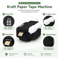 Dispensador Automático Eléctrico de Cinta Adhesiva para Embalaje de Cartón Express con Control Inteligente por Chip, Máquina de Cinta de Papel Kraft