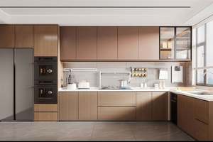 Armoires en bois laqué intelligentes, haute qualité, cuisine de luxe sur mesure, technologie - Product Image 6