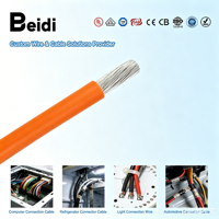 Kabel Karet Silikon Tahan Panas BEIDI Single Core AWM 3239, Kabel Daya Fleksibel untuk Otomotif dan Lampu LED Bersertifikasi CE