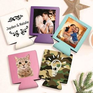 Refroidisseur de canettes en néoprène 3mm 5mm pour sublimation, personnalisable avec logo OEM, kit promotionnel - Product Image 1