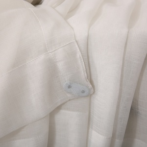 Rèm Chuyên Nghiệp Nhà Cung Cấp Rèm Cửa Sổ Mỏng Màu Trắng Nếp Gấp Rèm Cửa Sổ Rèm Cửa Sổ Phòng Khách Sang Trọng - Product Image 5