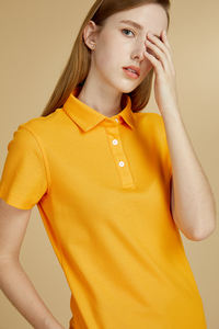 La <span class=keywords><strong>Polo</strong></span> Gialla Originale è <span class=keywords><strong>Bianca</strong></span> e Luminosa + Versione Ampia, Abbinabile a Pantaloncini o Gonne Bianche. - Product Image 4