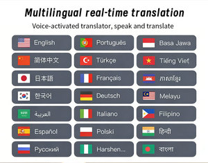 Traductor <span class=keywords><strong>de</strong></span> Idiomas <span class=keywords><strong>de</strong></span> Escritorio con Pantalla Dual, 10.1 Pulgadas, Intérprete <span class=keywords><strong>de</strong></span> Voz en Tiempo Real, Dispositivo <span class=keywords><strong>de</strong></span> Traducción con IA para Uso Comercial - Product Image 4